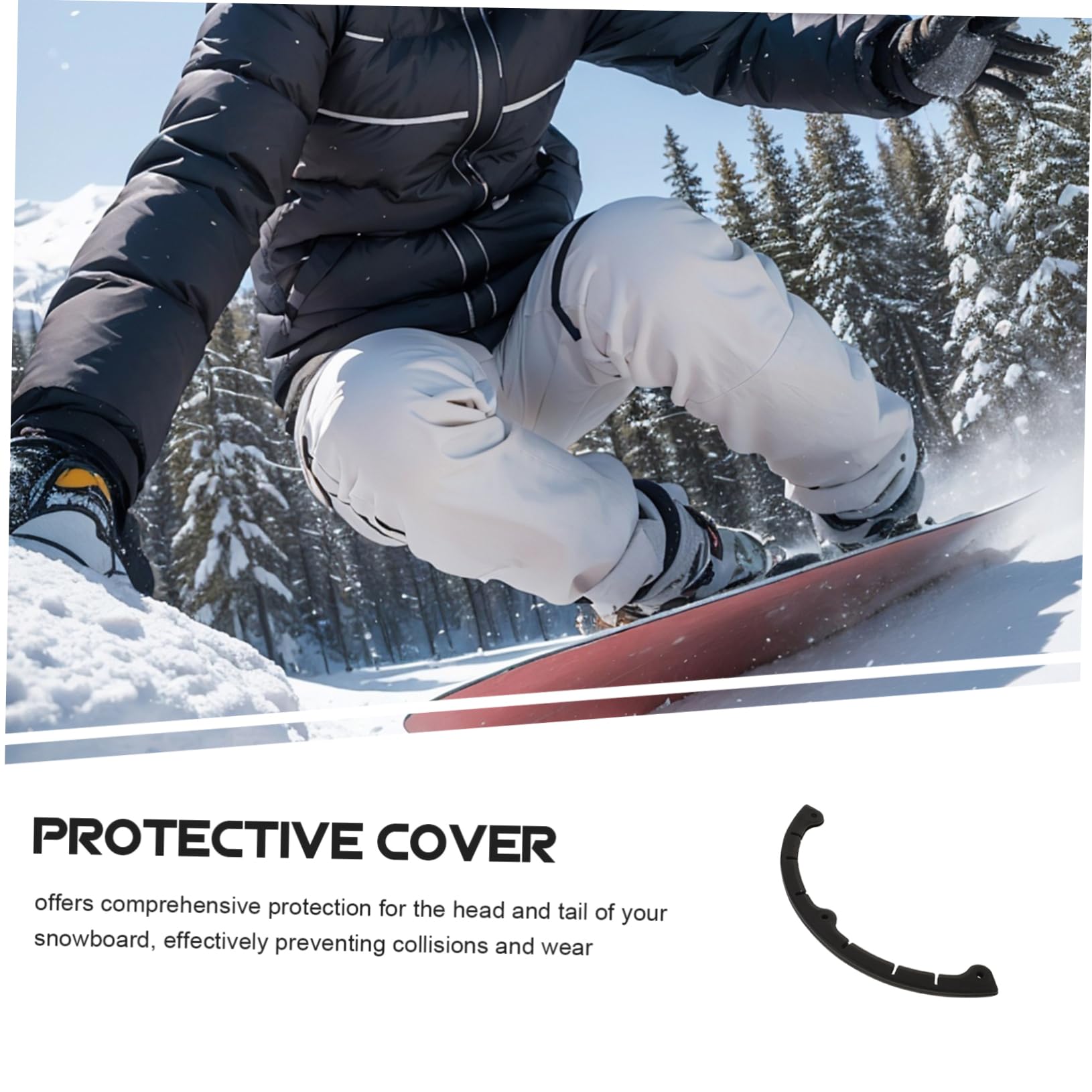 Funda Protectora para Tabla de Snowboard Y Patineta para Mujeres Y Hombres Protector de Borde para Tabla de Skate Protector de Punta de Esquí Fundas para Tabla de Skate Accesorios