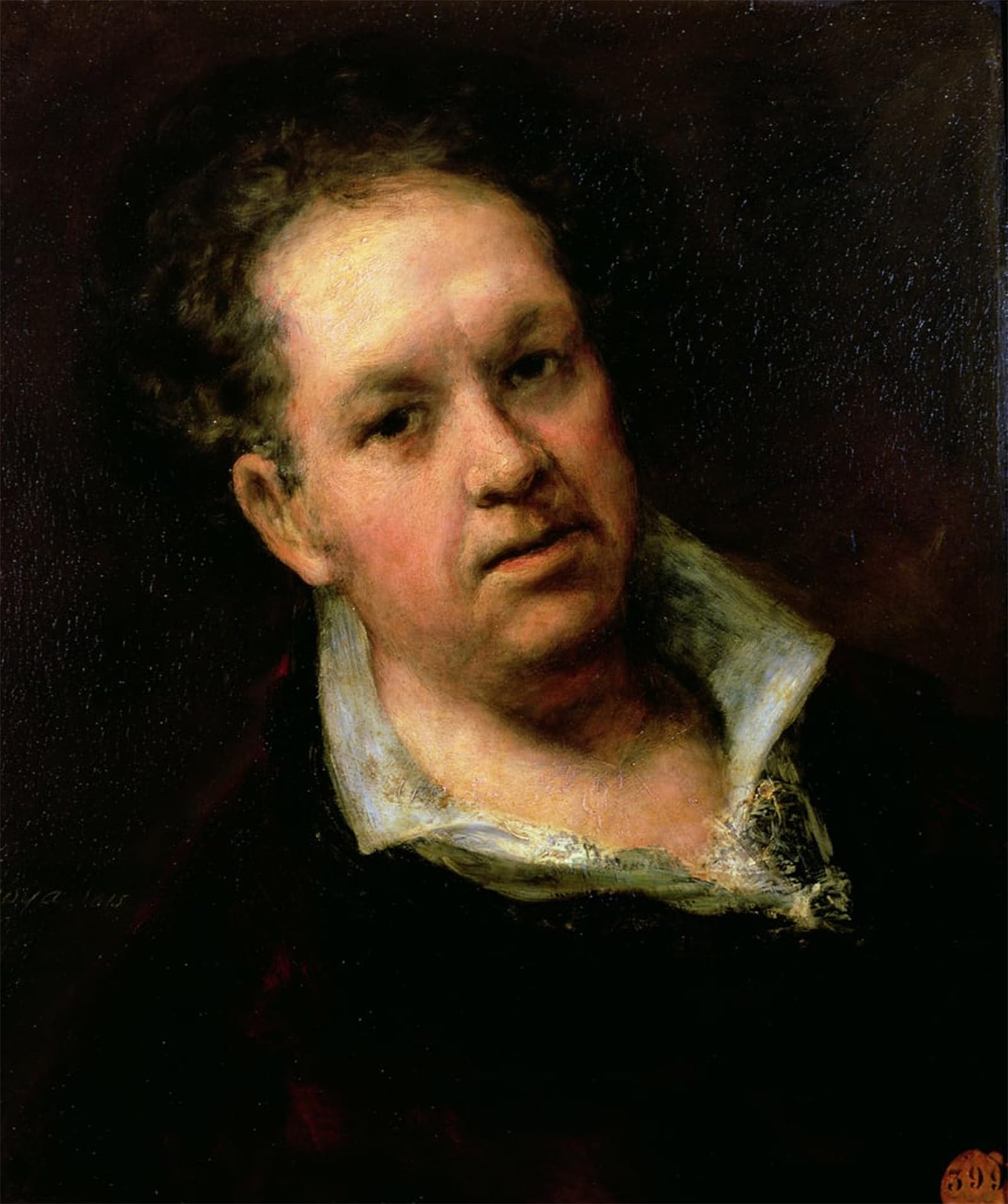 ARTXLXXBN Famous Painting Art Wall Decor Abstract Art Picture Self Portrait by Francisco De Goya Animal Pictures for Home Decor 60x90cm