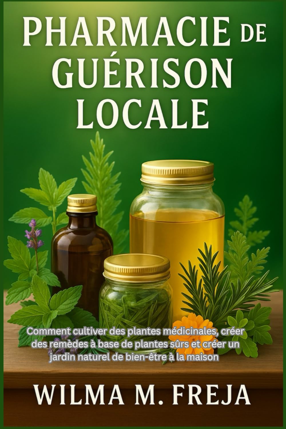 PHARMACIE DE GUÉRISON LOCALE: Comment cultiver des plantes médicinales, créer des remèdes à base de plantes sûrs et créer un jardin naturel de bien-être à la maison