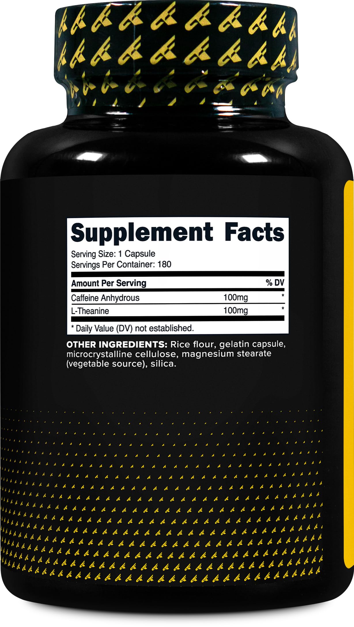 Primaforce Caffeine with L-Theanine (100mg of Each) 180 Capsules — Amazon image 4