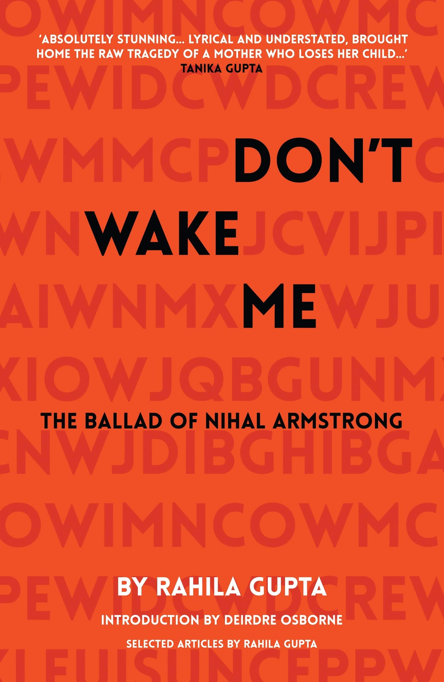 Buy Don't Wake Me: The Ballad Of Nihal Armstrong (Oberon Modern Plays) — BookShops.in