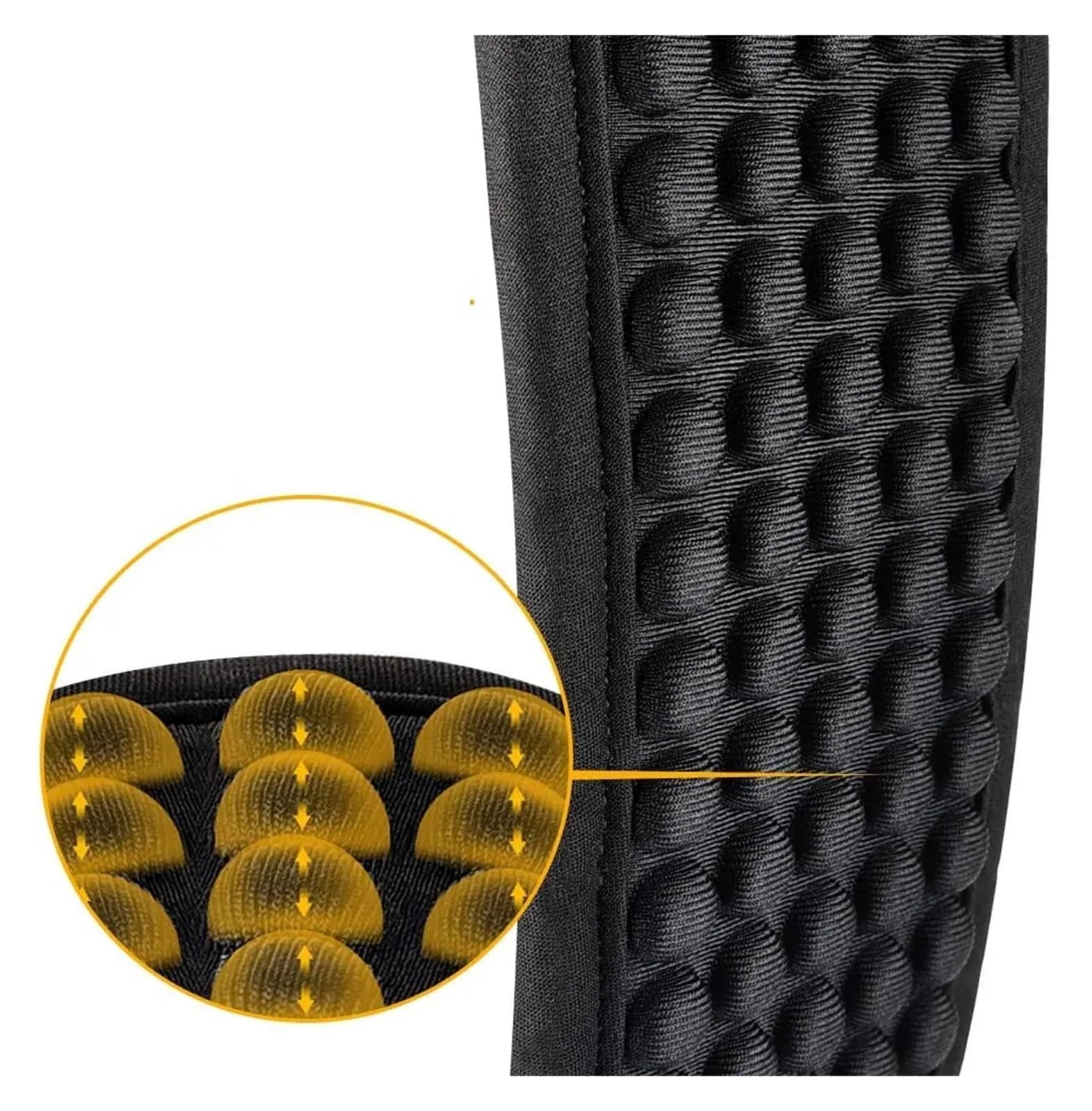 Genérico Correa De Guitarra Acolchada 3D Con 6 Púas | Correa de guitarra acolchada 3D, antideslizante, ajustable, 6 púas incluidas