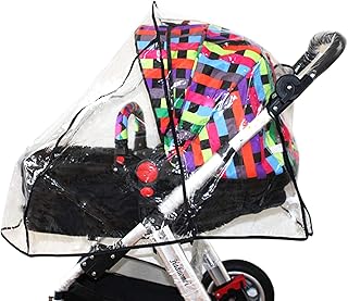 Stroller Rain Cover,Kangkang Stroller Cover Universal Rain Cover for Stroller,Windproof ,Waterproof, Protect from Dust Snow ( Transparent )