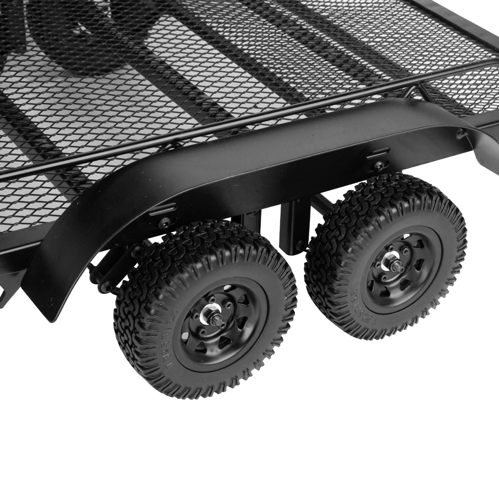 RCトレーラー1:10スケールデュアルアクスルフラットベットトレーラー Amazon | 1/10 RC デュアルアクスル フラットベッドトレーラー