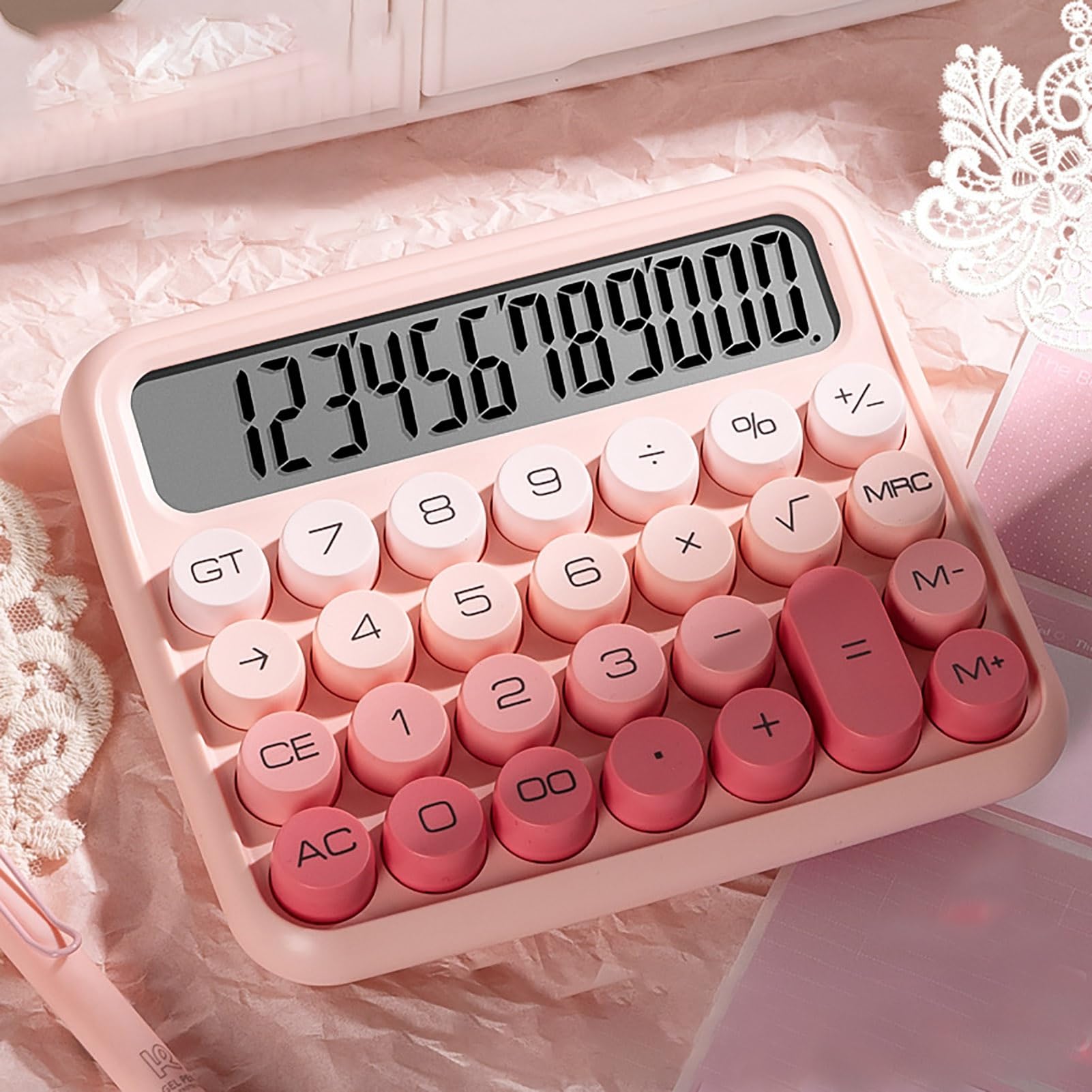 Amazon.co.jp: kurriuwu 大型キーキャップ 電卓 タイプライター