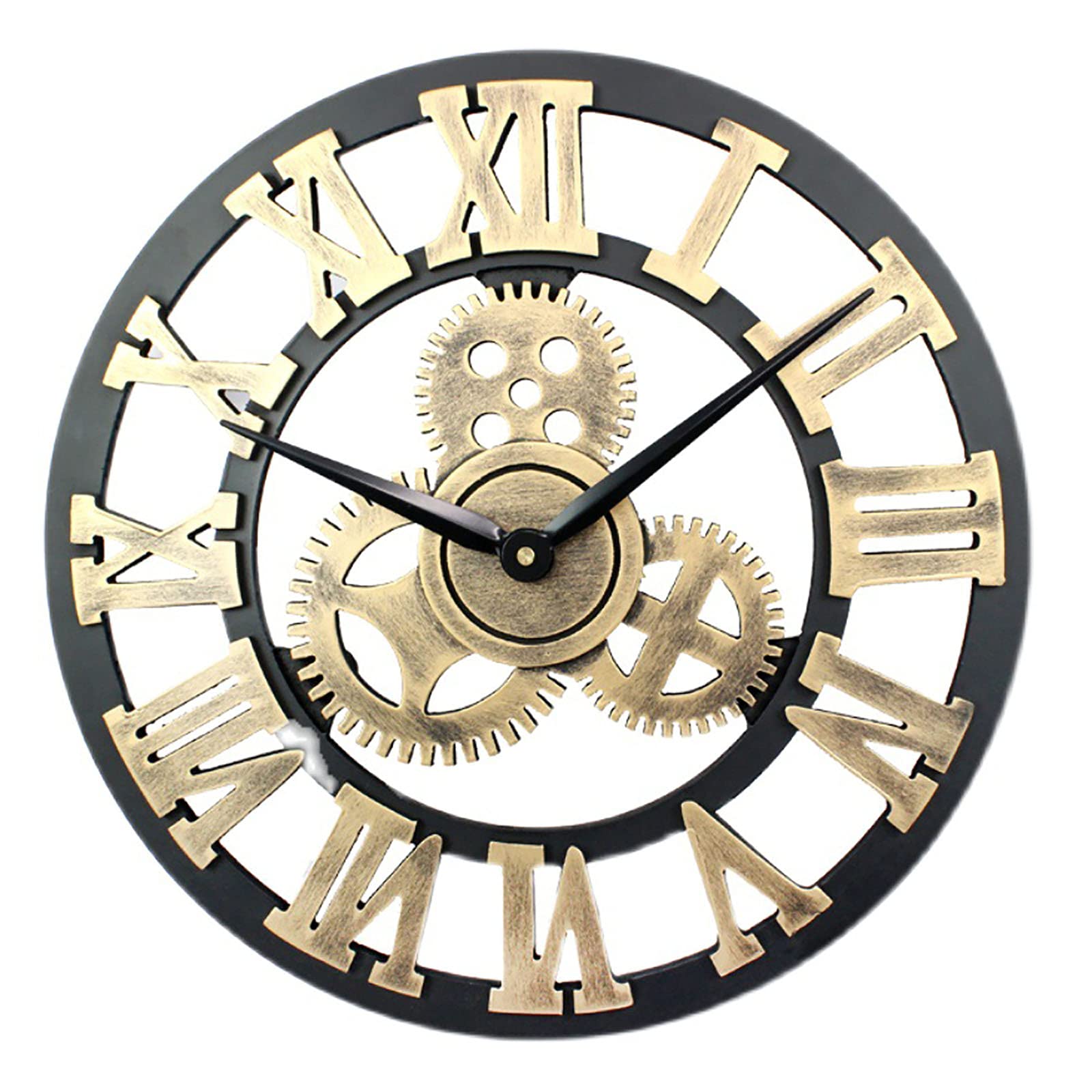 Amazon.com: Wddwymll 40cm Roman Numerals Clocks,Large Retro Wall