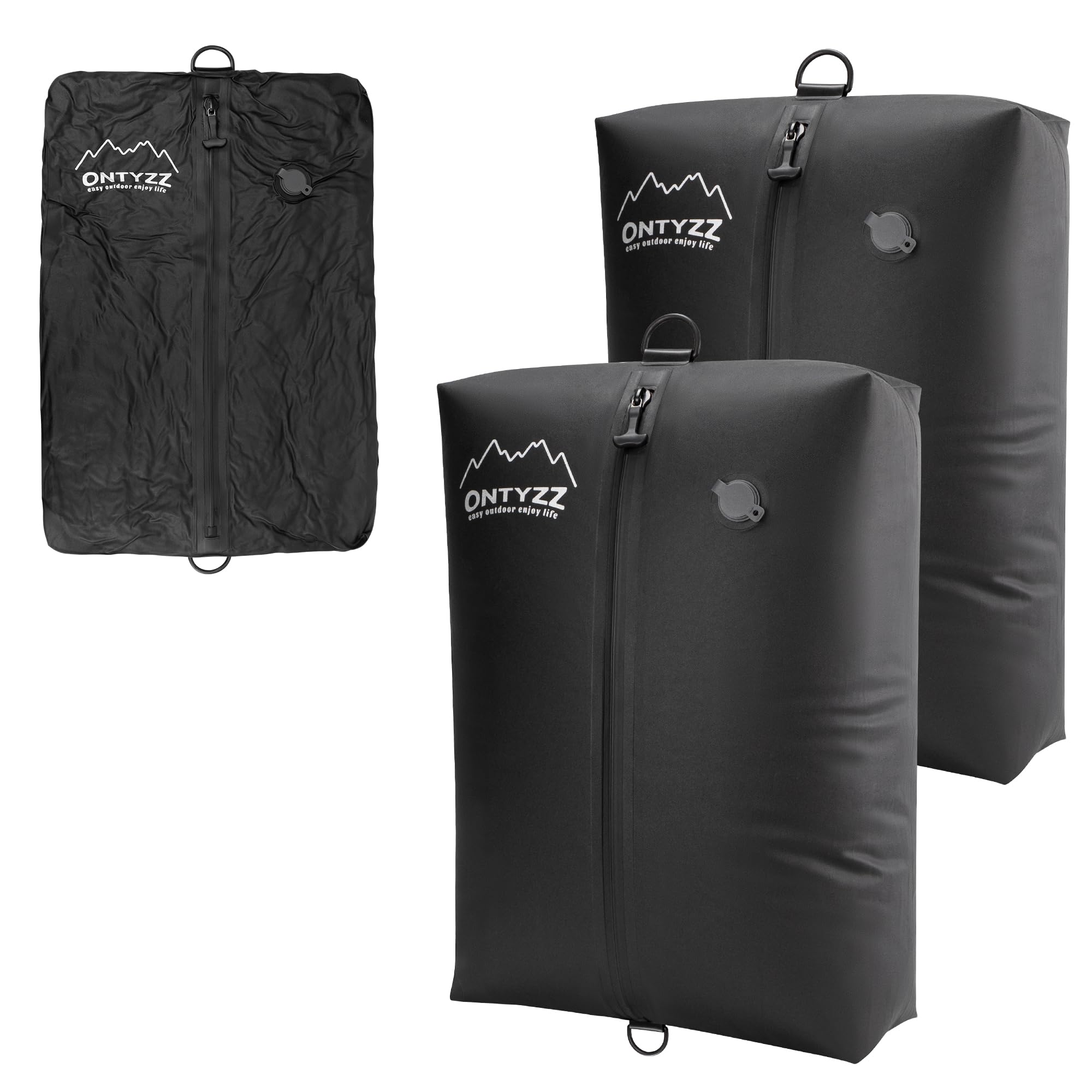 Vacuum Storage Bags for Clothes Reusable TPU Space Saver Bags for Travel with Zip Waterproof Packing Organisers Packing Cubes for Suitcase Backpack Hand Luggage