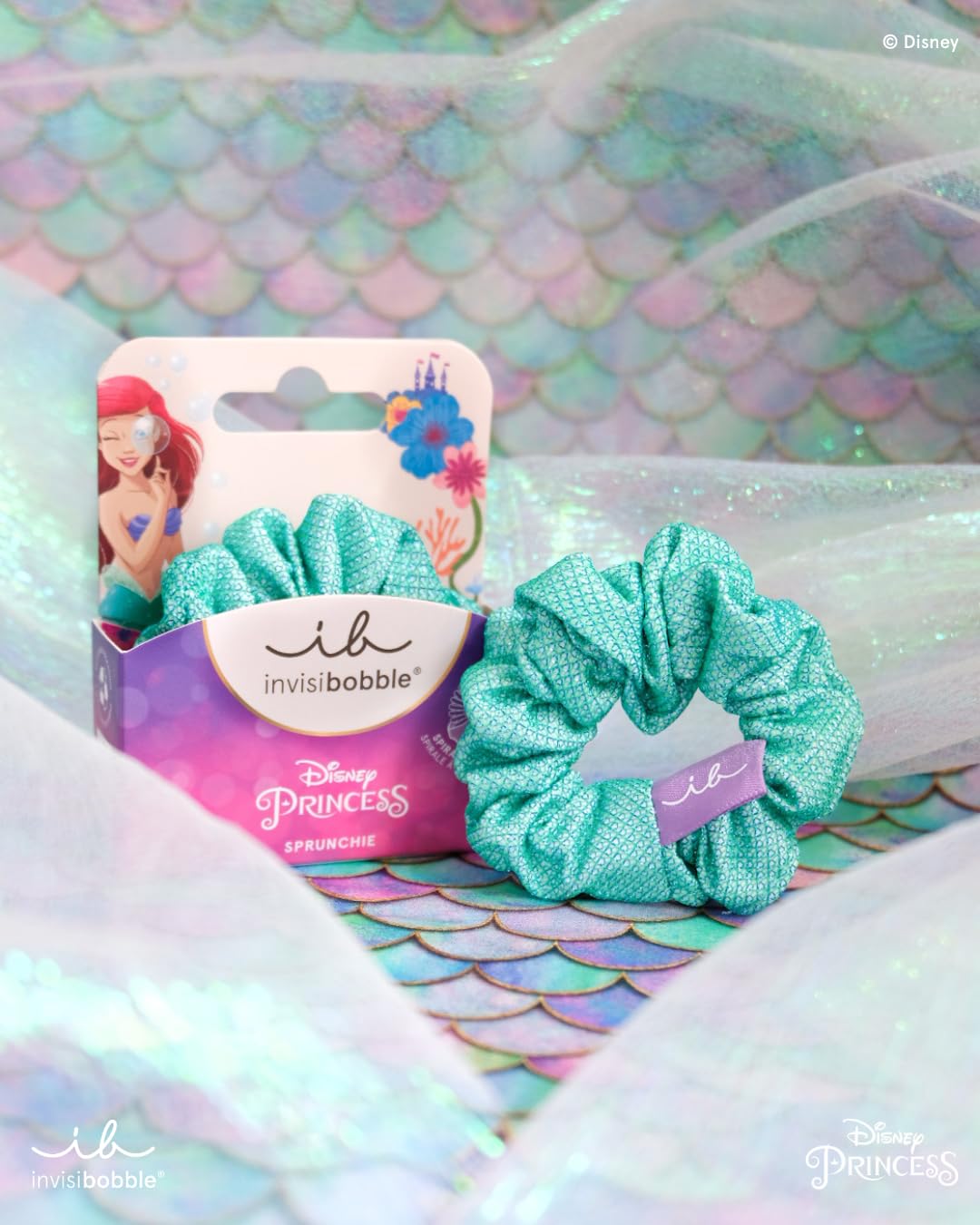 Invisibobble Kids Sprunchie Disney Ariel 1 Adet Çocuk Kumaş Toka