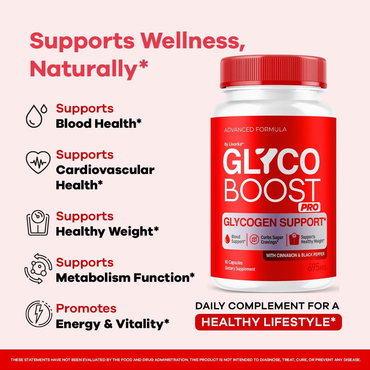 Glyco Boost Pro Glyco Optimizer - Official GlycoBoost Pro Capsules Advanced Supplement Support - Maximum Strength, All Natural Pills for Overall Health & Wellness, 60 Capsules for 1 Month - Image 3