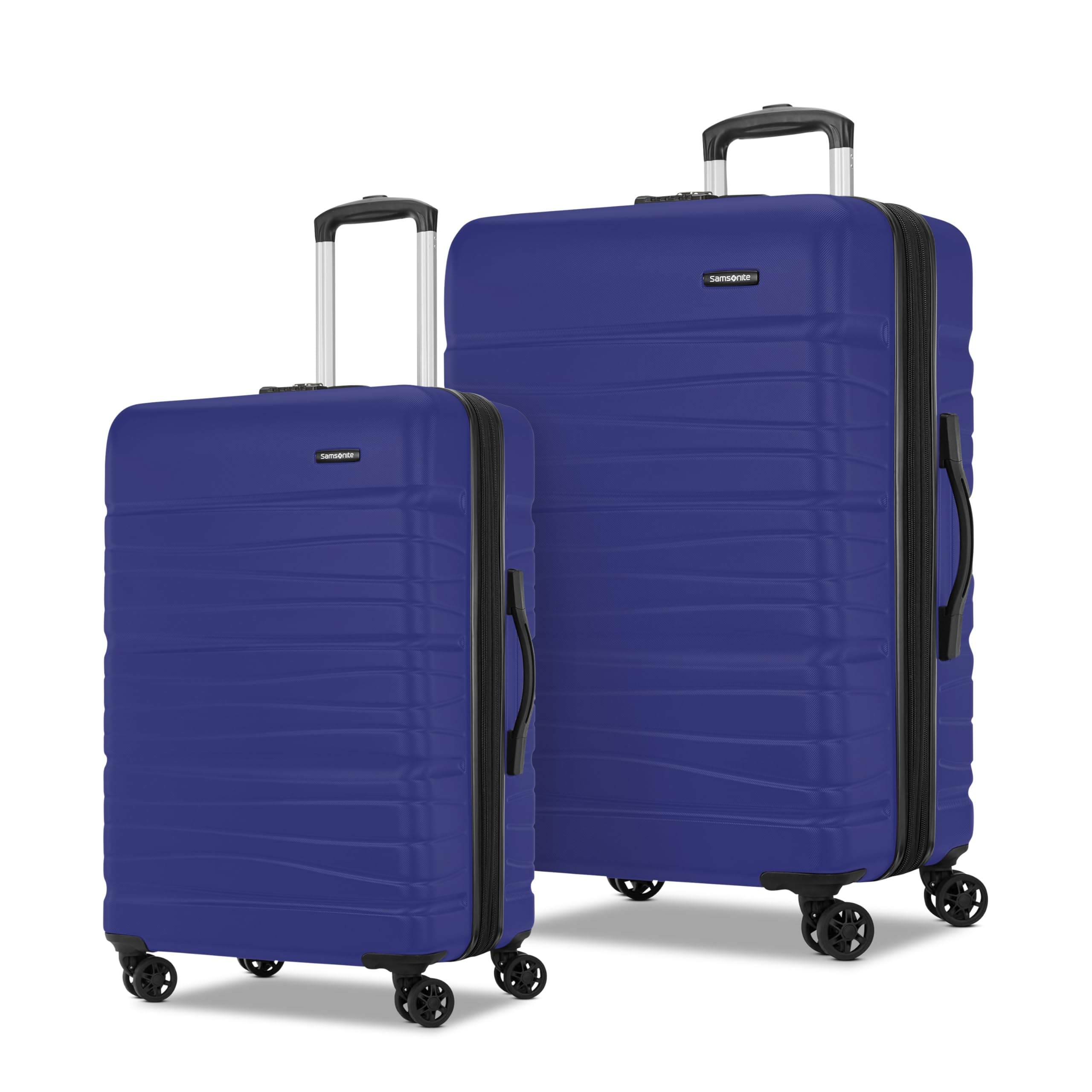 Samsonite Evolve SE Hardside Expandable Luggage with Spinners | Saphir Blue | 2PC SET (Carry-on/Large)