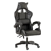 Baroni Home Sedia da Gaming, Sedia Ufficio Ergonomica con Schienale Regolabile