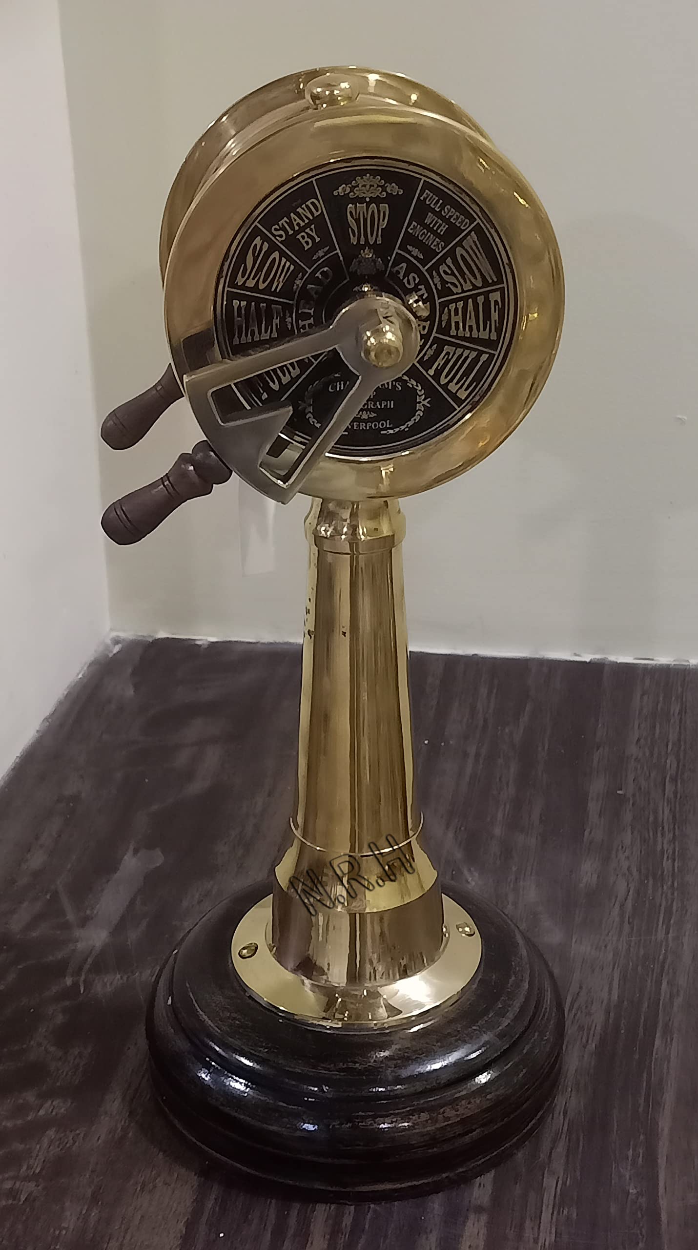 Brass Ship Telegraph Marine Collectible Nautical Decor - Image 2