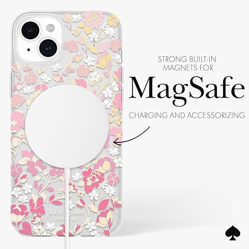Miniatura 5 de Kate Spade New York - Funda para iPhone 15 Plus, compatible con MagSafe, color rosa degradado