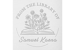 Exquisite Personalized Embosser for Book Lovers