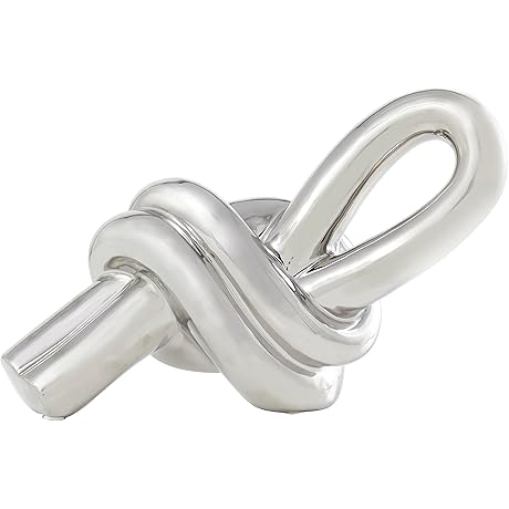 Deco 79 Ceramic Knot Sculpture, the Embodiment of Intricate Beauty