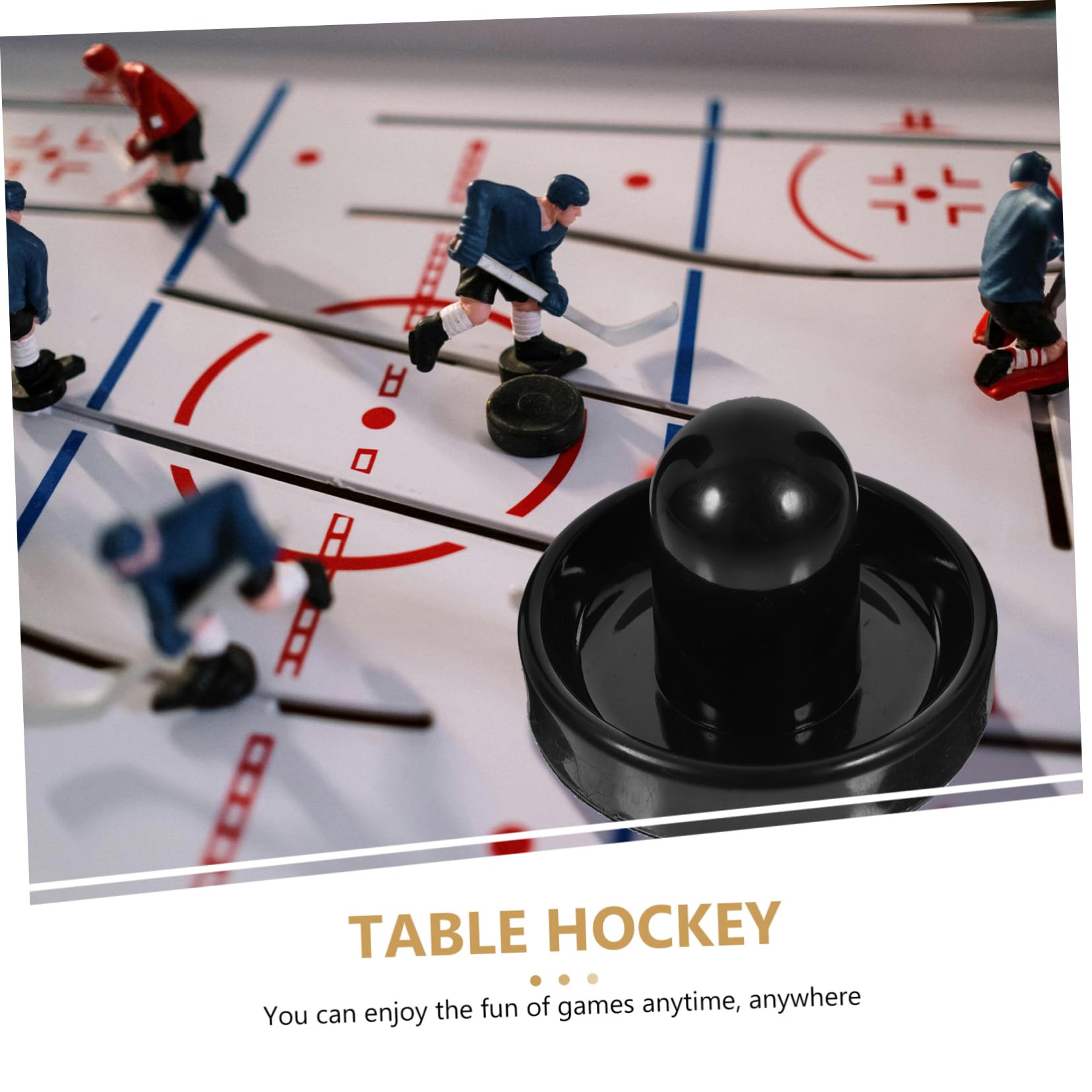 ibasenice 1 De Rondelles De Glace en Plastique Rondelle De Hockey sur Glace Pièces De De Hockey Accessoires De De Pousseur De sur Table Accessoires De