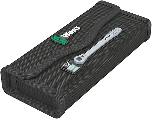 Miniatura 4 de Wera 05003756001 8100 SA 12 HF Zyklop - Juego de trinquete de metal con palanca de interruptor, unidad de 14 pulgadas, métrica, 13 piezas