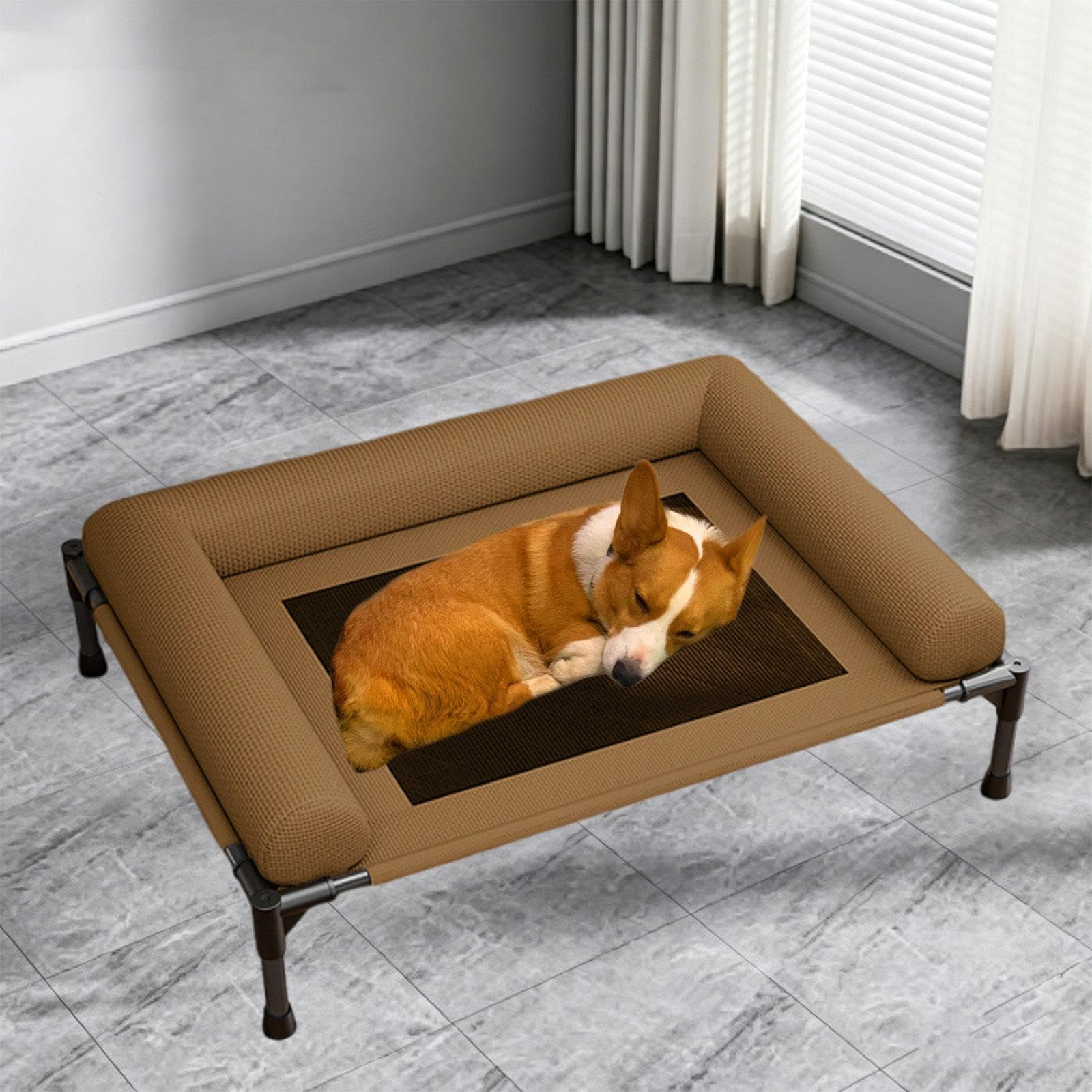 Cama para Perros con barandillas accesorias, Rendimiento, Regalos para Exteriores, Suministros para Mascotas