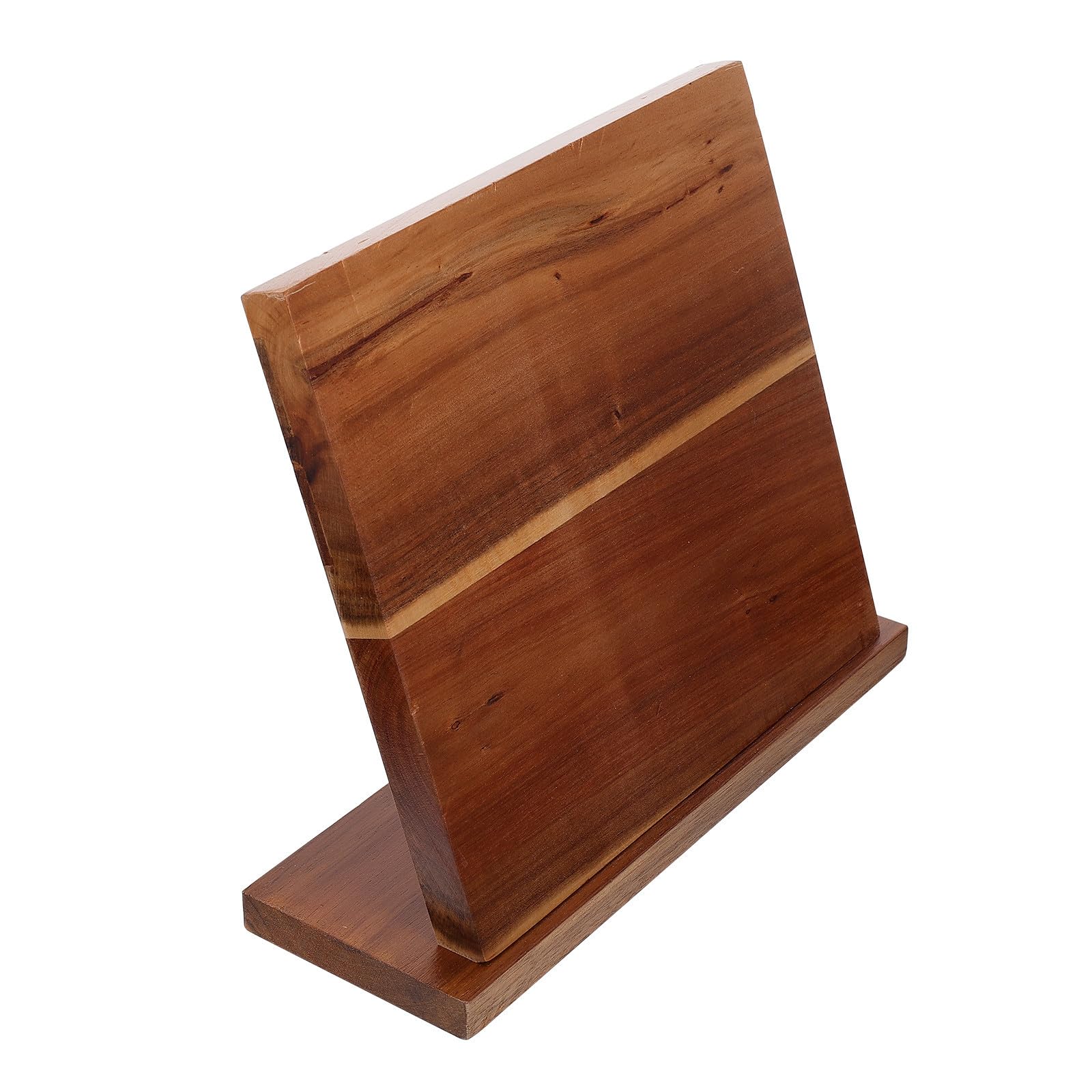 Support Magnétique pour Couteaux Cuisine en Bois D'acacia