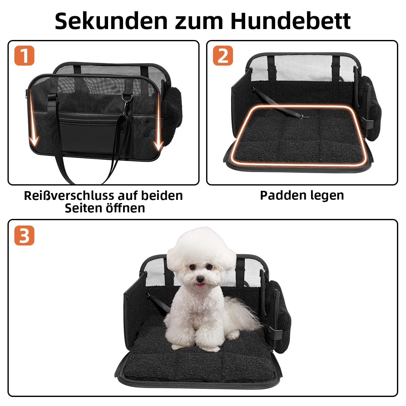 Pet Expansions Backloke per cani e gatti con apertura frontale a rete per finestre, portatile ed espandibile, borsa per il trasporto pieghevole (grigio)