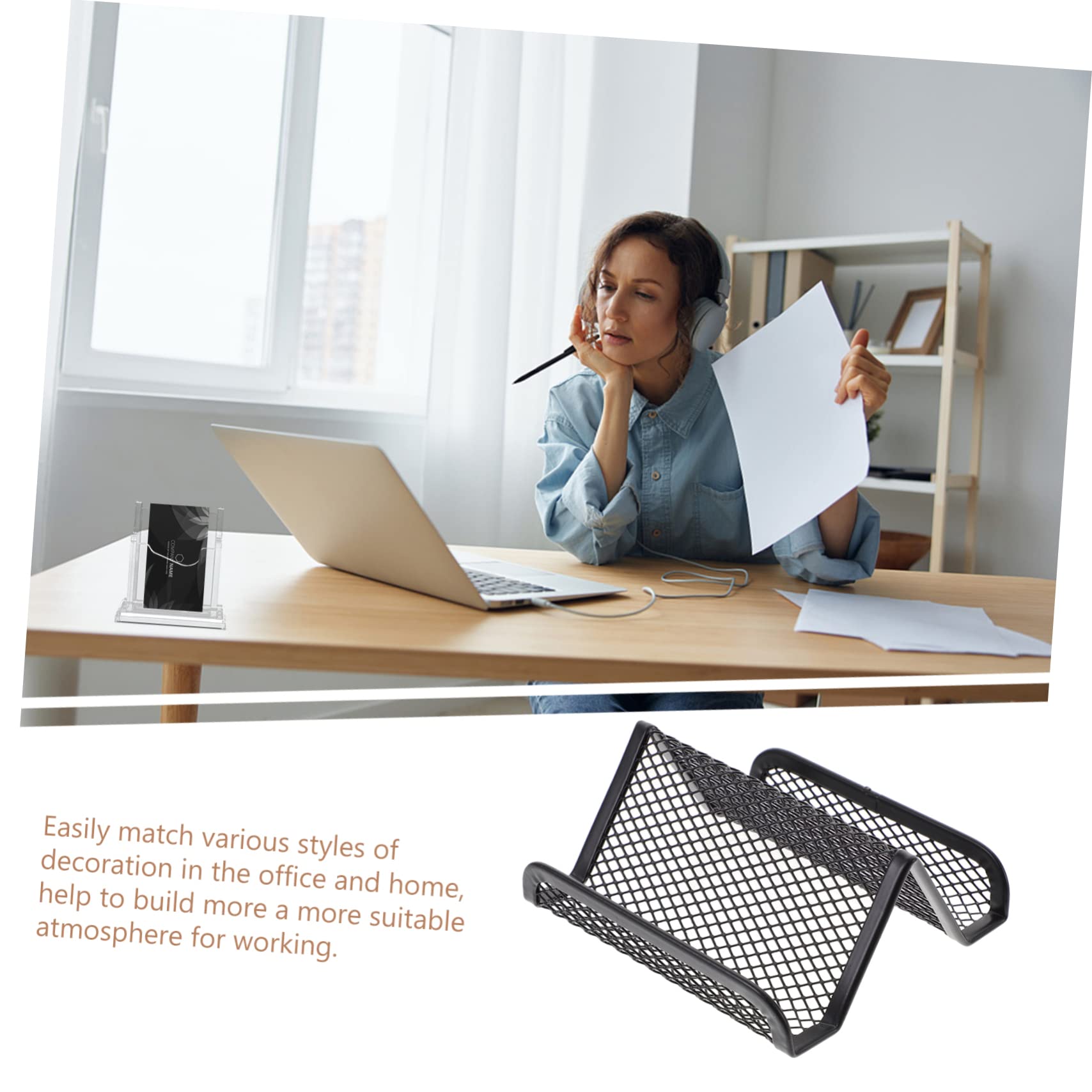 VILLCASE 8pezzi Portacarte Per Organizer Per Biglietti Visita Design Scrivania e