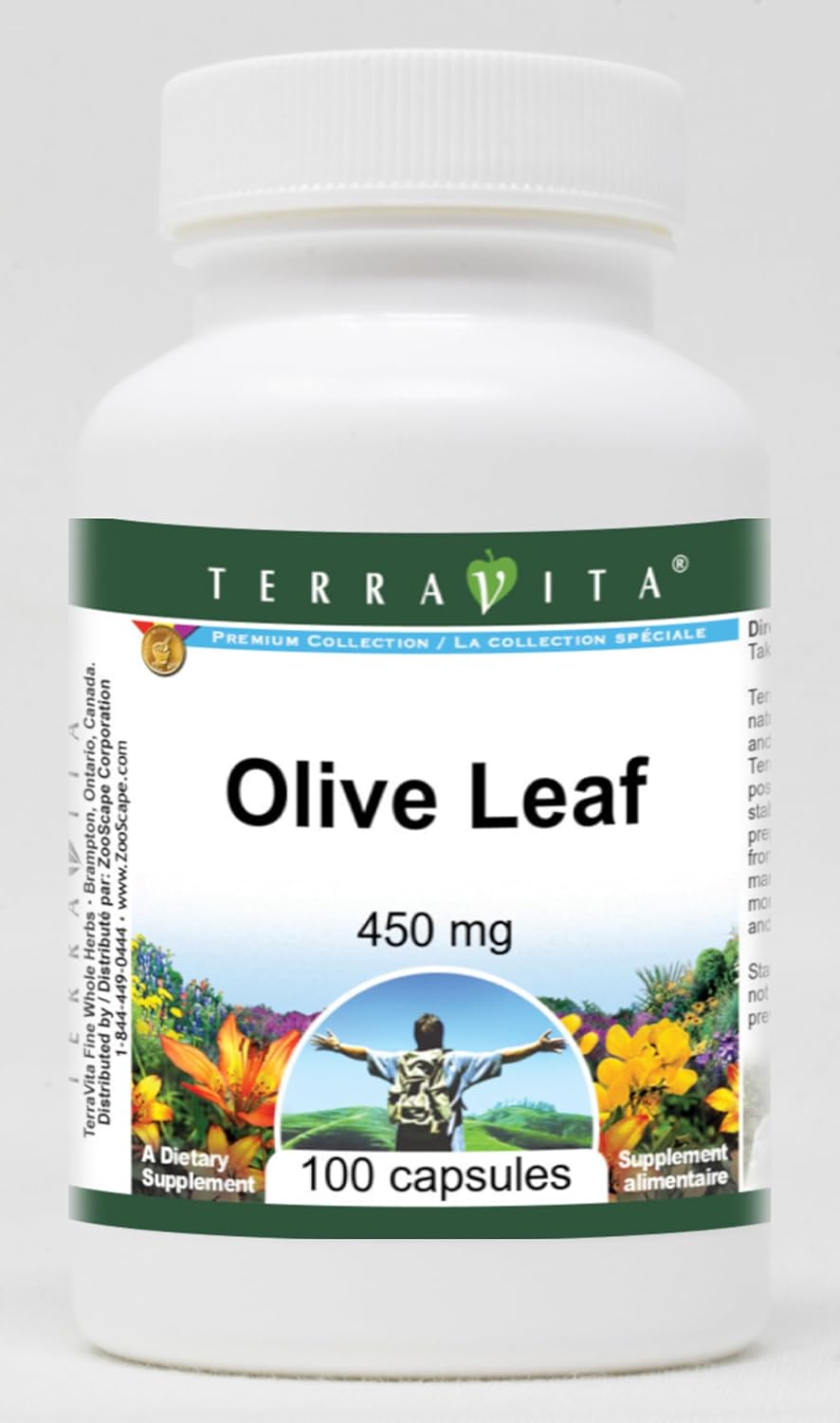 Olive Leaf - 450 mg (100 Capsules, ZIN: 511386) - 3 Pack