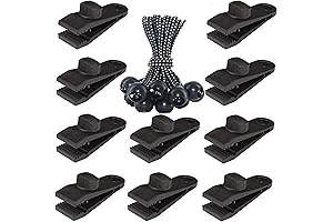 20 Pack Heavy Duty Tarp Clips Lock Grip Clamps