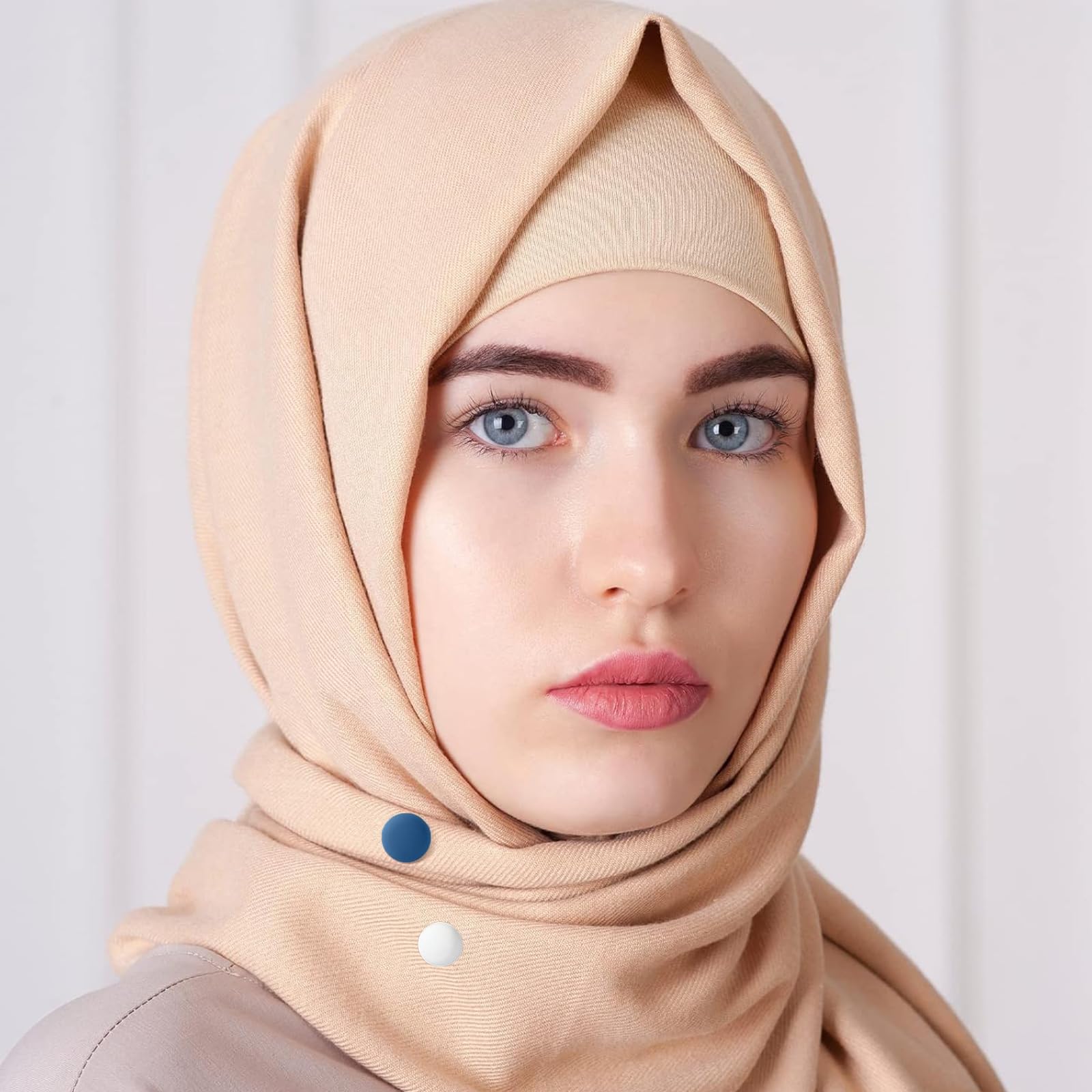 Hijab Magnets, Hijab Pins, 12 works Scarf Pins for Hijab for Women No Snag Scarf Clasp - Image 4