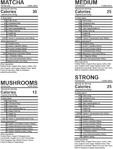Miniatura 5 de TruBrain Bebidas  Alimento cerebral nootrópico diseñado por neurocientíficos para aumentar la producción mental y mejorar la memoria suplemento