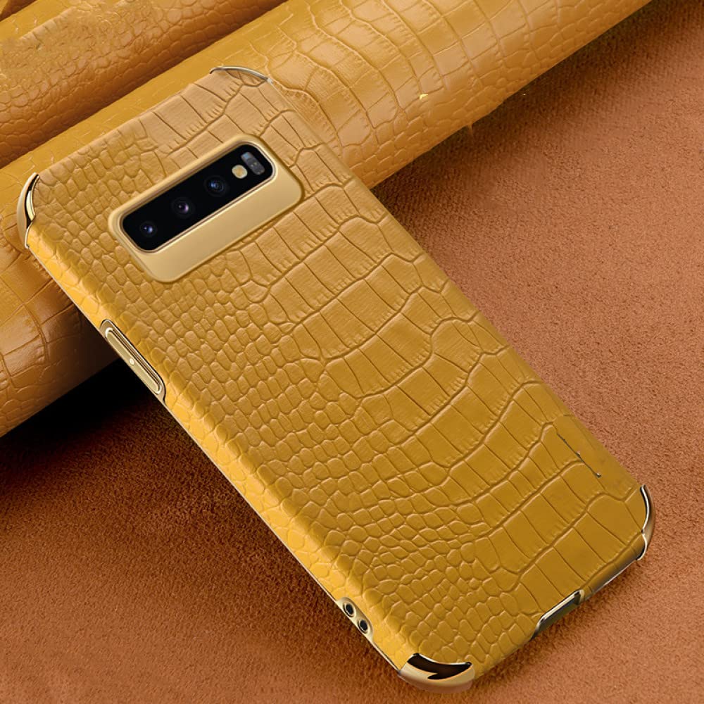 Coque Note 10 Cuir Crocodile Jaune : Le Cadeau Tendance et Distingué - 7