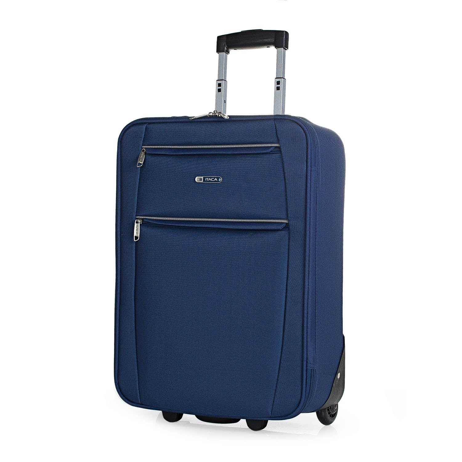ITACA - Maletas De Viaje Cabina 55X40X20 Material EVA Ligero, Trolley con Ruedas Maleta De Mano para Avion Maleta Cabina Equipaje para Viajes Cortos. Compatible Ryanair, Marino