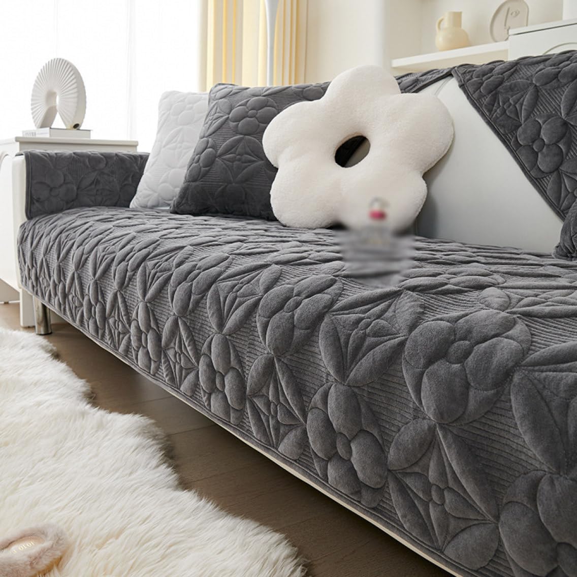 Amazon｜[DLAWF] シートクッション ロング ソファーカバー