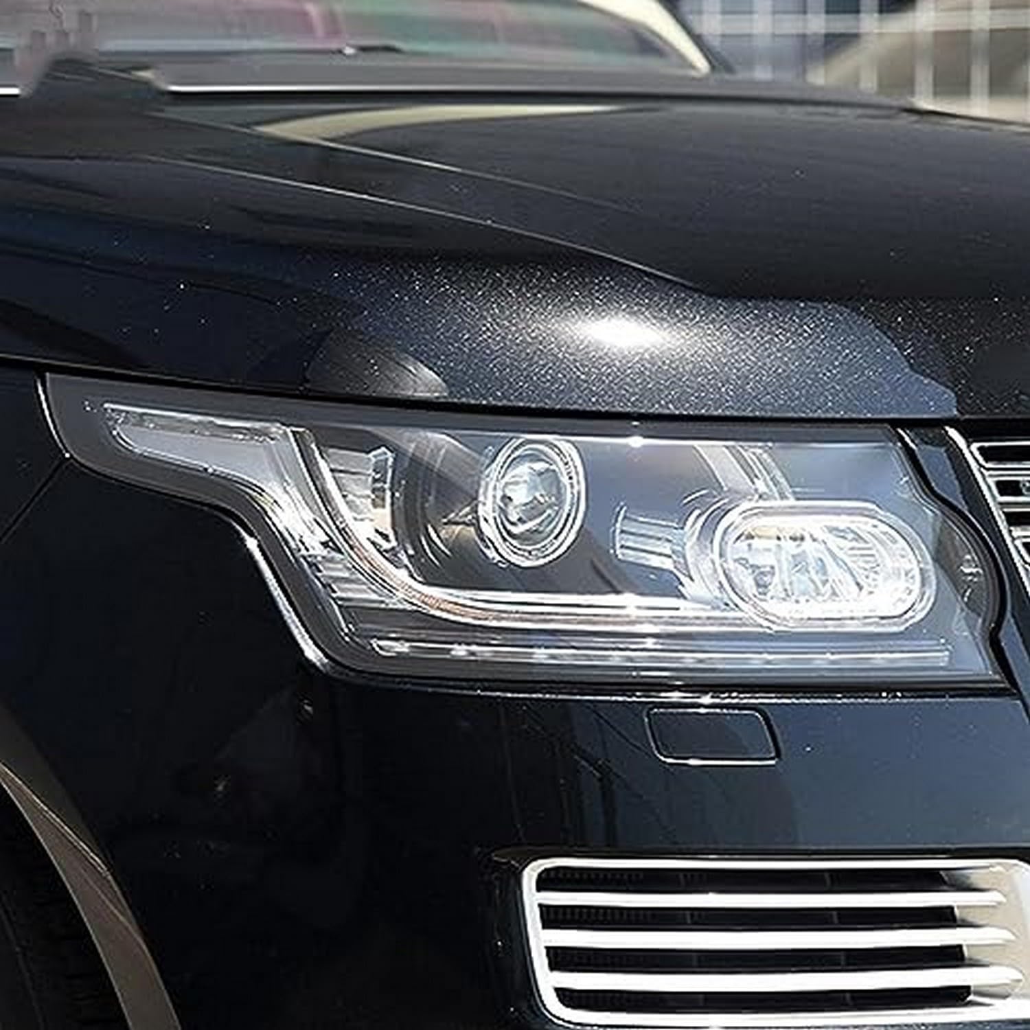 Film de protection phare voiture TPU noir fumé auto Range Rover