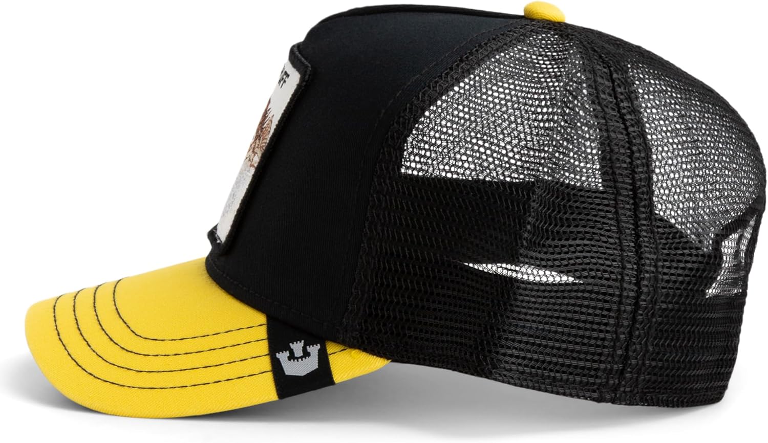 Goorin The Puff Puff Fish Trucker Hat, Black, One Size, Unisex