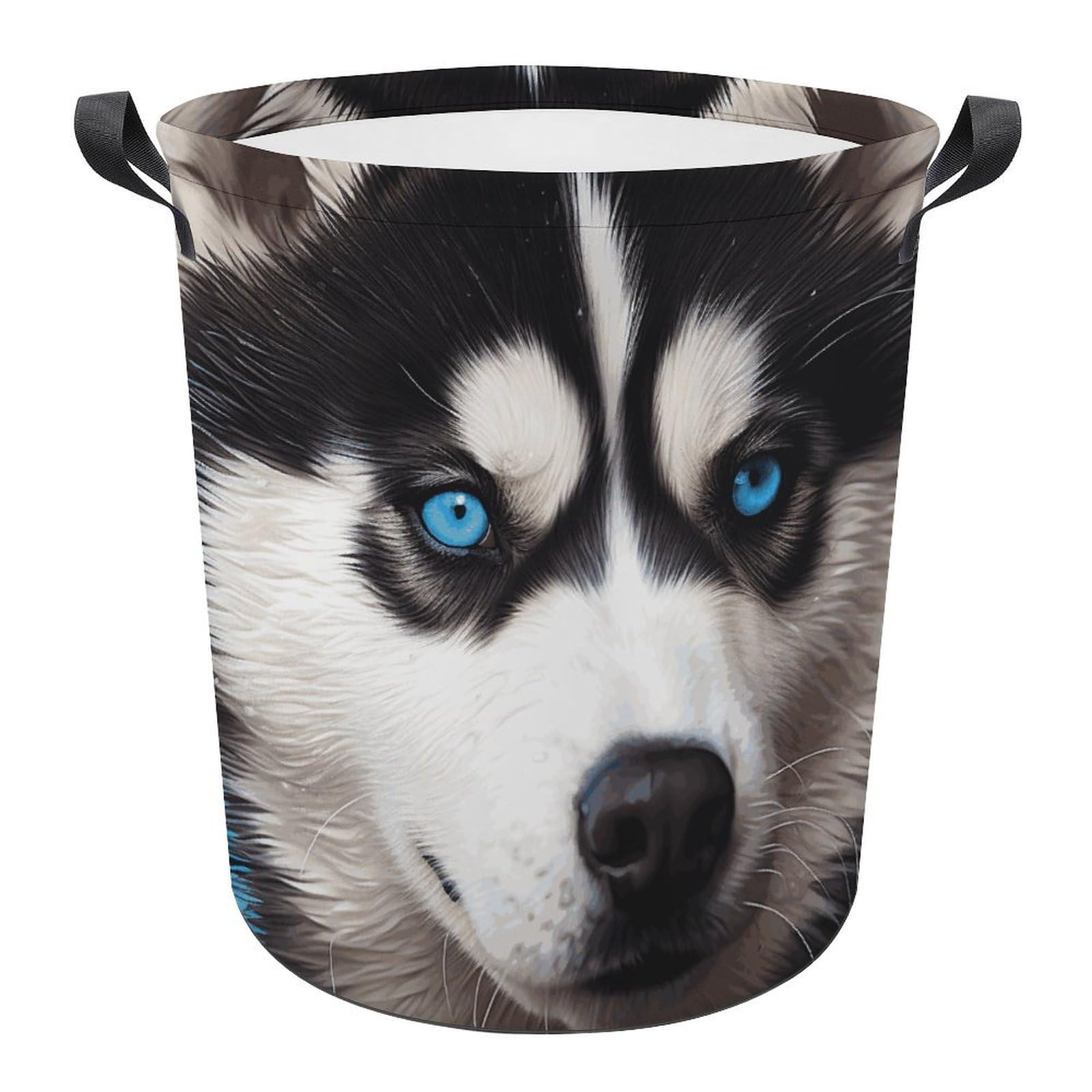 Panier à linge pliable husky grand format pour buanderie et salle de bain