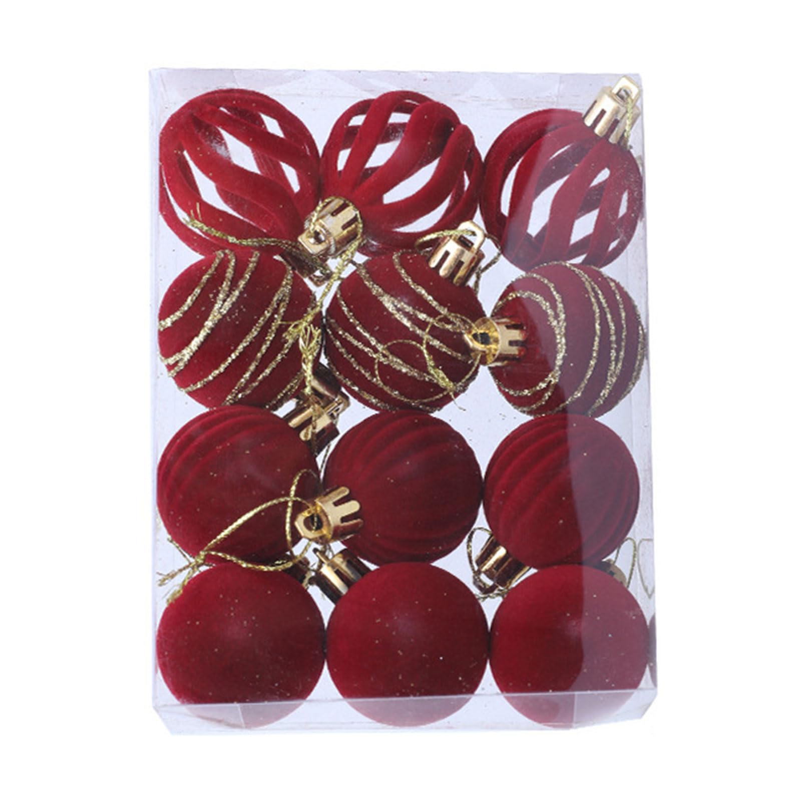 yanwuwa 12Pcs Christmas Ball Baubles Ornament Shatterproof Christmas Tree Hangings Decorations for Wedding Winter Holiday Ball Ornament