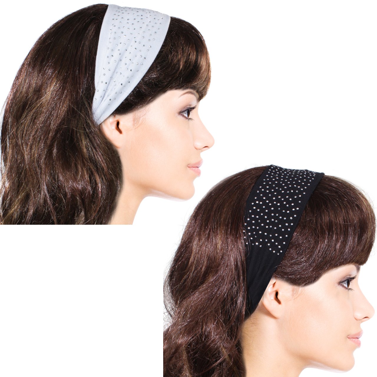 Simple Sparkling Rhinestone Stretch Headband
