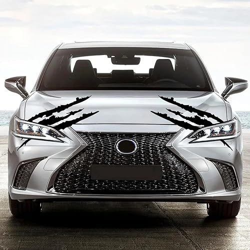 Miniatura 7 de 2 calcomanías reflectantes para faros de automóvil, calcomanías de automóvil deportivo, calcomanías para parachoques y parachoques, impermeables,