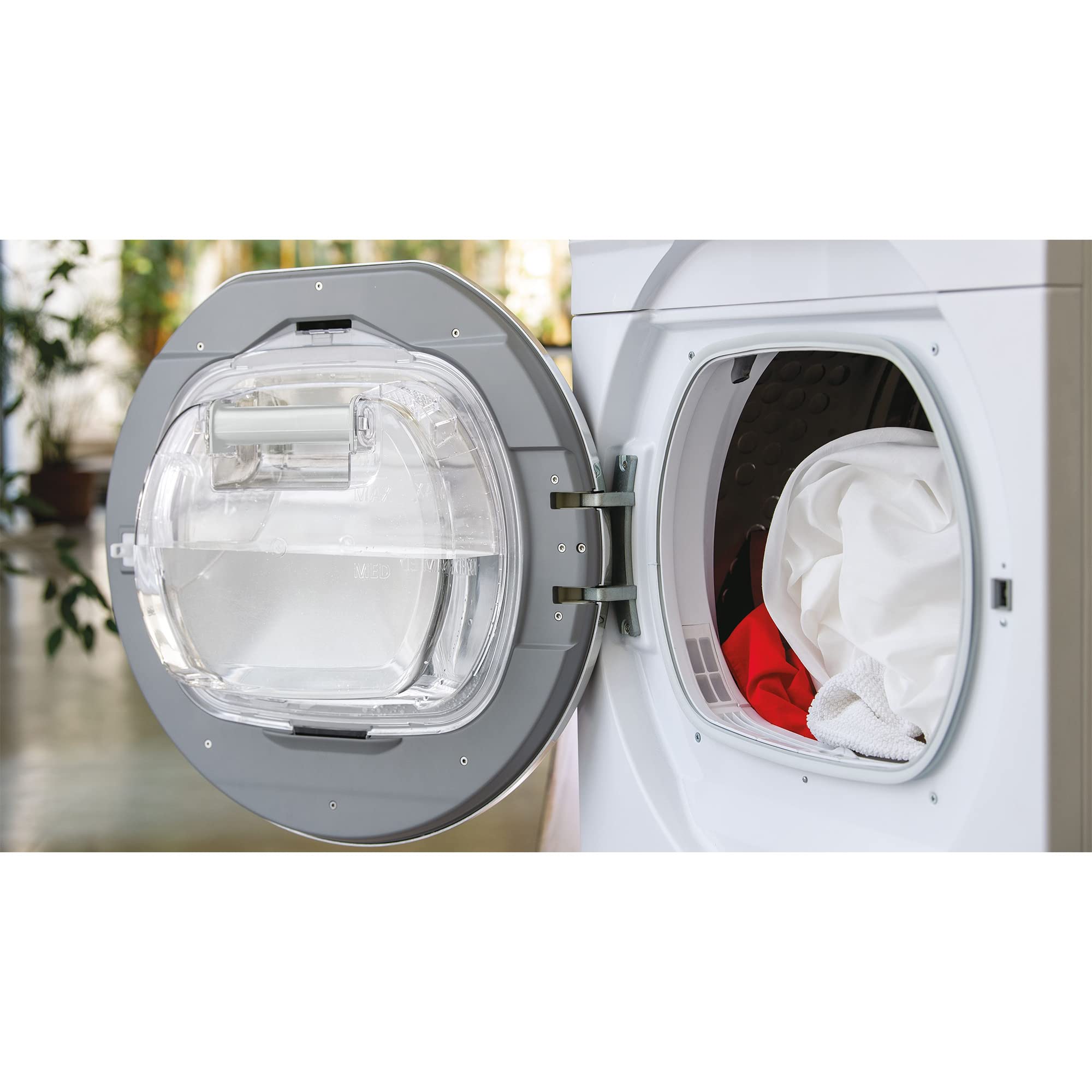 Hoover H-DRY 300 Lite Kondenstrockner / 10 kg/Smarte Bedienung mit NFC-Technologie/AquaVision-Kondenswasserbehälter/Weiß/Modell: HLE C10DE-84