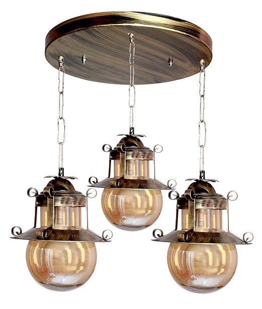 Imper!al B22 Round Ceiling Light (Gold)