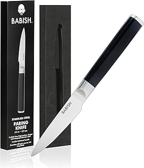 3.5-Inch Paring Knife – High-Carbon 1.4116 German Steel Kitchen Knife – Precision Cutlery for Peeling, Slicing & Detail Work