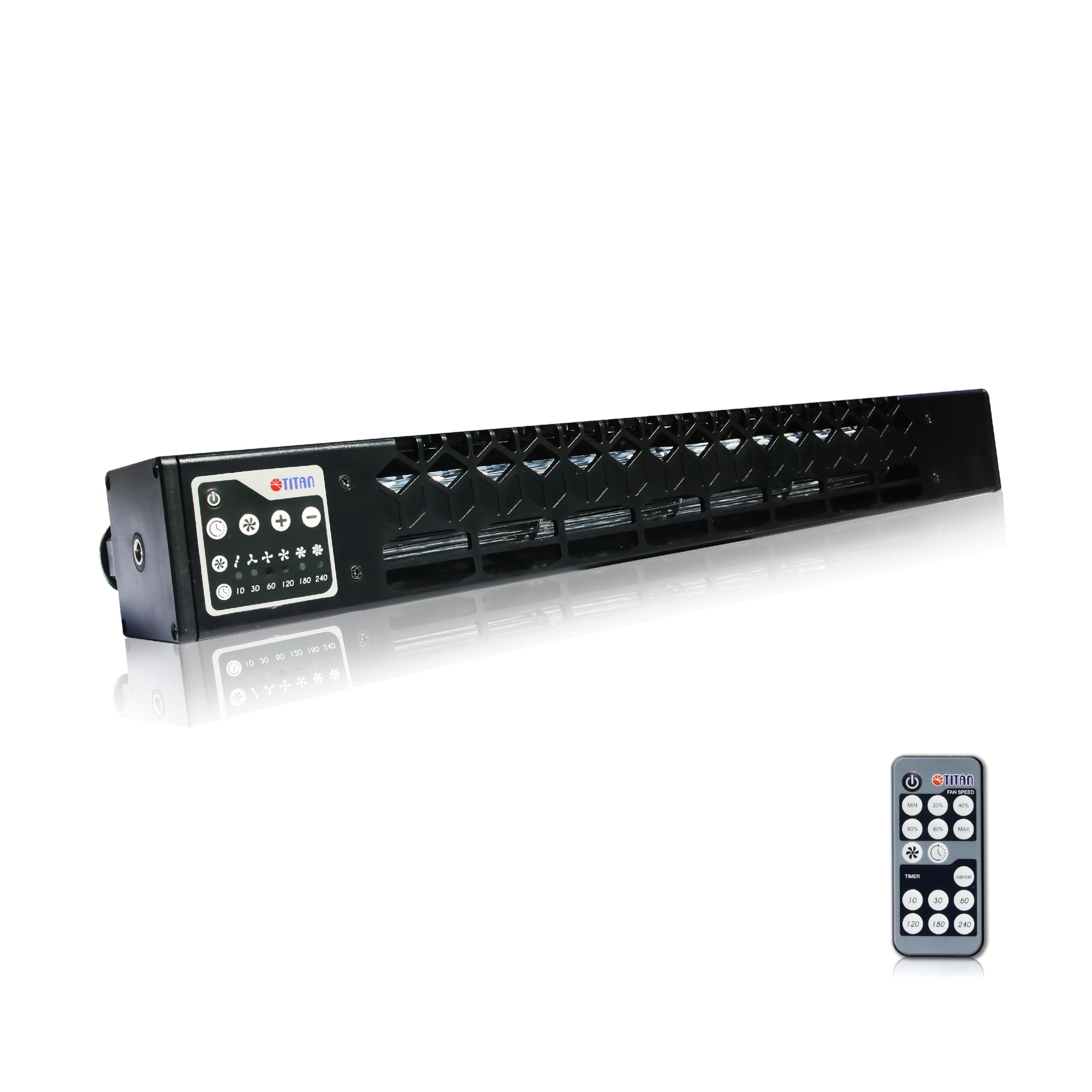 TITAN - Ventilador magnético y portátil IP55 para camping, navegación, cocina y uso doméstico - Compañero esencial para autocaravanas, TTC-SC60(B)