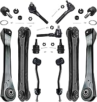 Vista 95 de Detroit Axle - Kit de suspensión completo de 12 unidades para Dodge Ram 1500 4x4 solamente - 2 brazos de control superiores y rótulas, 2 rótulas