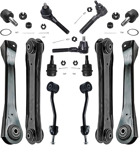 Miniatura 95 de Detroit Axle - Kit de suspensión frontal de 12 piezas para Toyota Corolla 2003 2004 2005 2006 2007 2008, 2 brazos de control inferiores, 2 rótulas