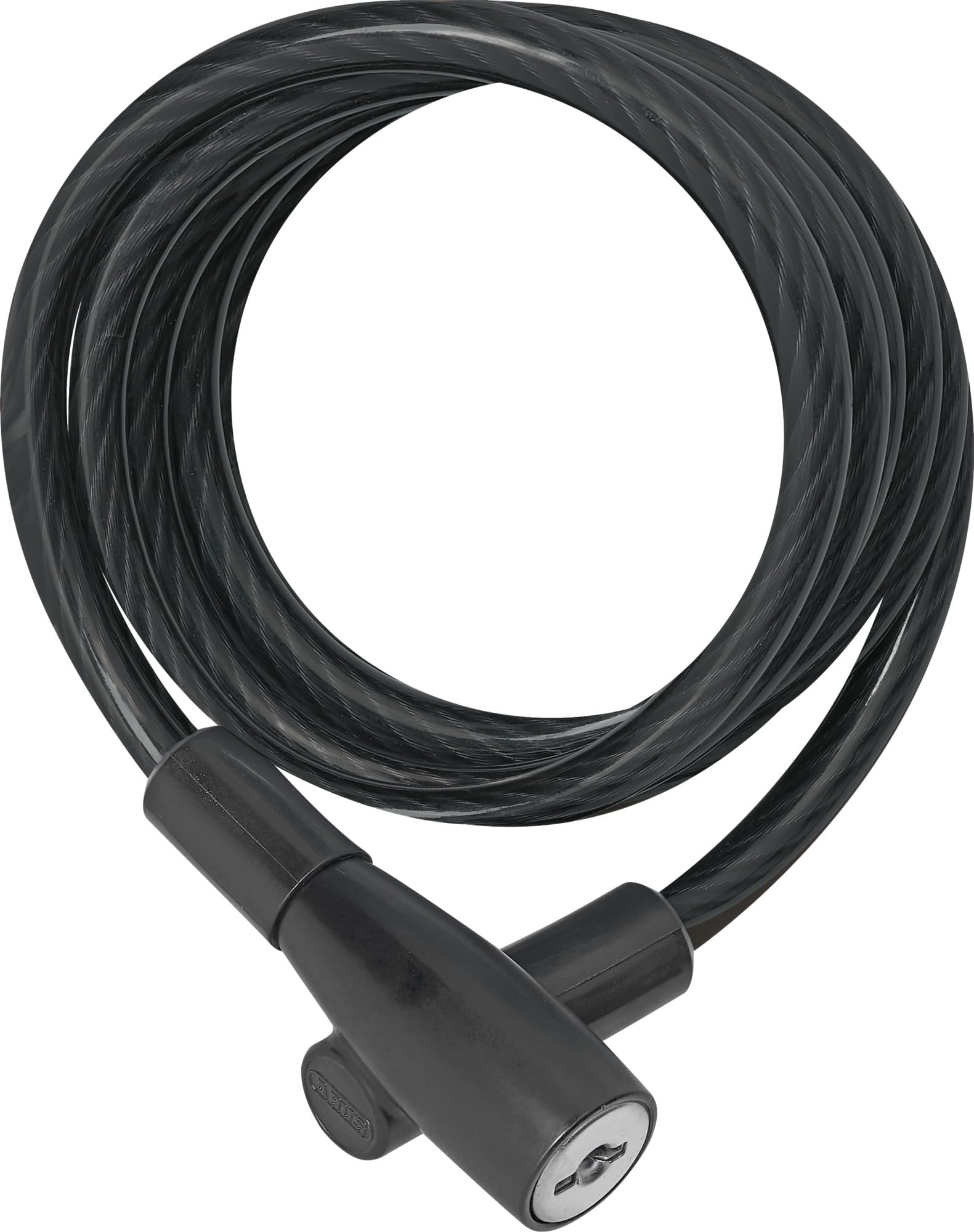 ABUS Spiral Cable Lock 3506K, 180 cm, Black