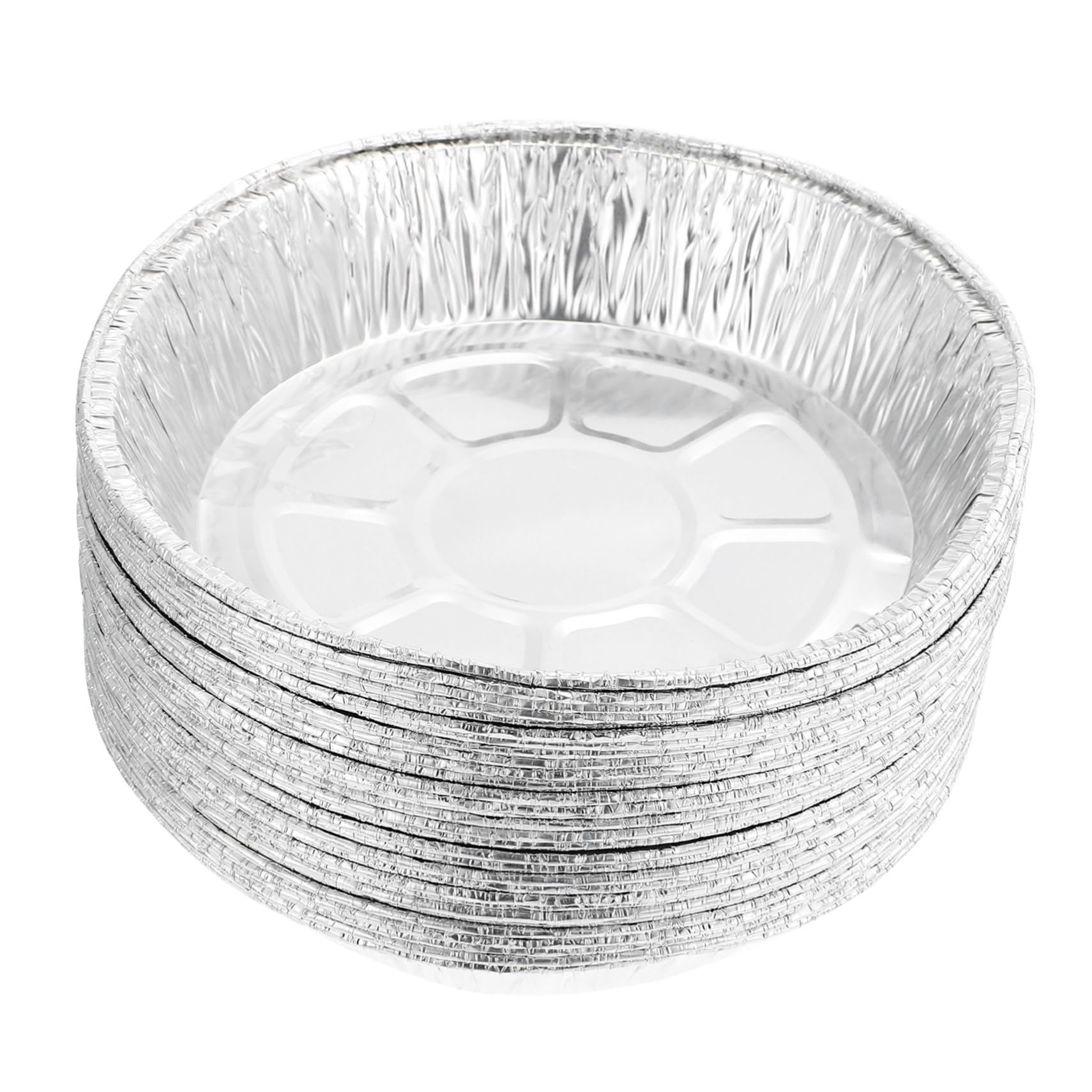 INOOMP 50Pcs Disposable Aluminum Foil Bbq Food Holders Portable Containers for Air Fryer for Baking and Serving Food