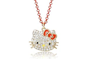Sanrio Girls Pave Pendant Necklace: Hello Kitty's Darling Accessory
