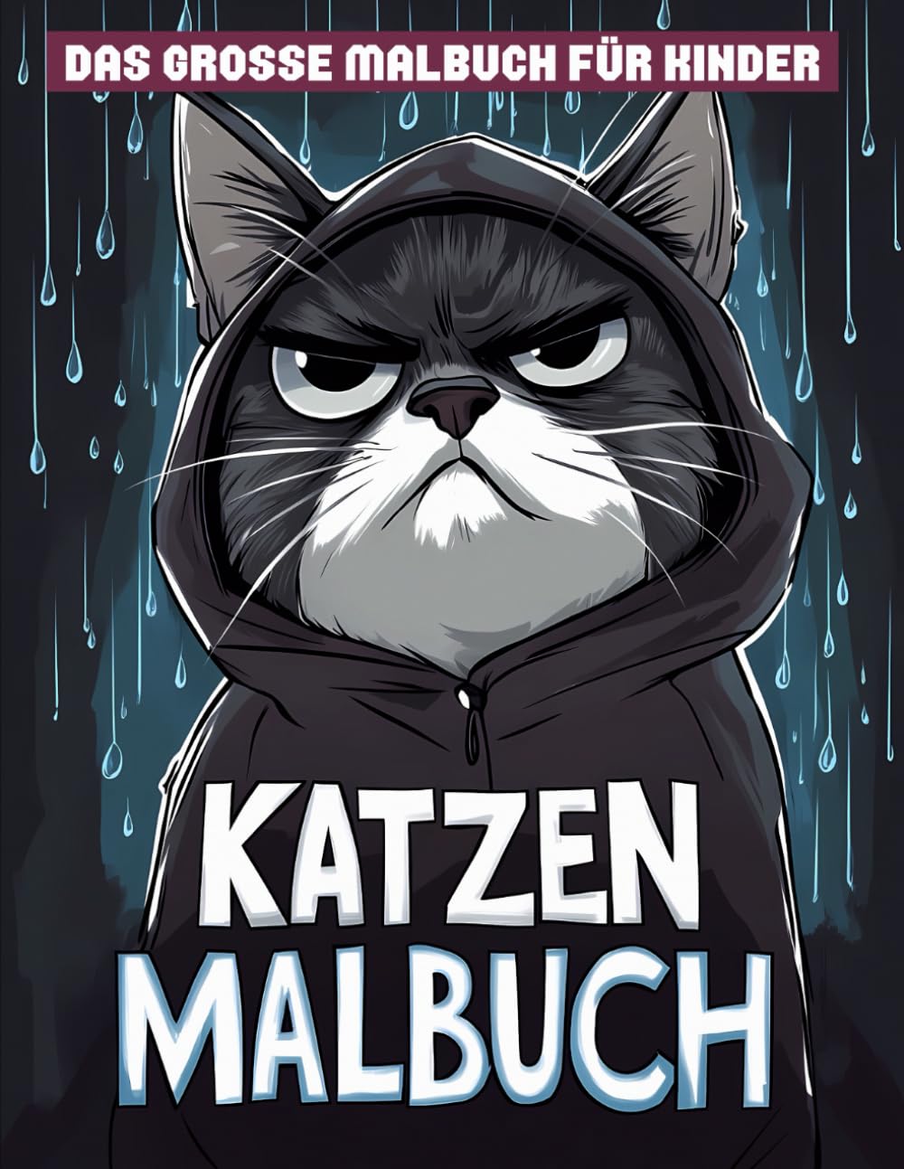 Katzen Malbuch: Über 60 einzigartige und niedliche Motive zum Ausmalen