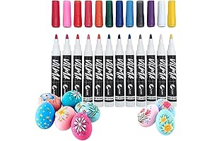 VILMA Wine Glass Pens Markers 12 Colors