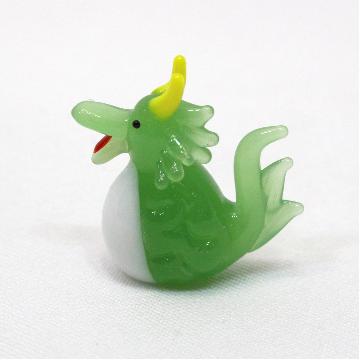 Amazon.co.jp: かわいい手作り ガラス細工 干支 招福 辰 CKK284